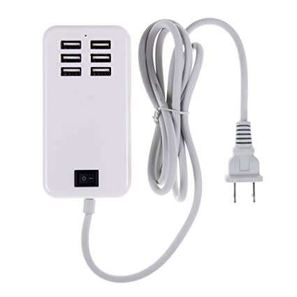 6 Port USB Desktop Charger