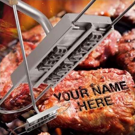 BBQ STEAK/MEAT BRANDING IRON