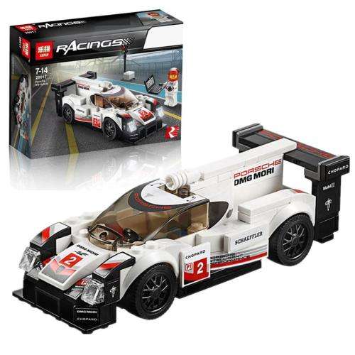 The Racing Building Block Car Set