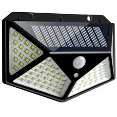 TAKE 2:SUPERBRIGHT 100 LED SOLAR WALL LIGHT