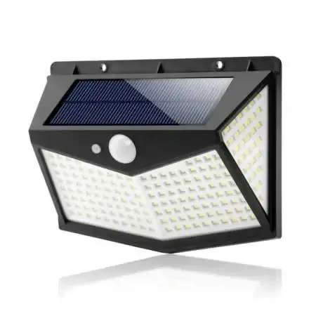 100 LED SOLAR WALL LIGHT