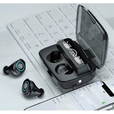 WIRELESS HEADSET WITH BUILT IN POWERBANK