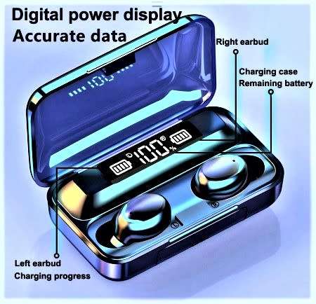 Wireless Headset with Built-in Power Bank