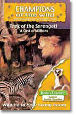 CHAMPIONS OF THE WILD - TREK OF THE SERENGETI / LEMURS