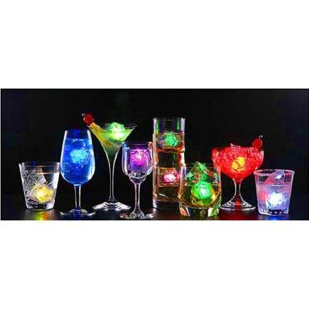 Flashing LED Ice Cubes Set of 12