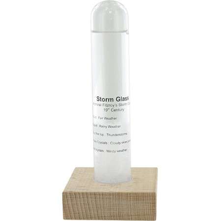 Storm Glass Barometer with Base