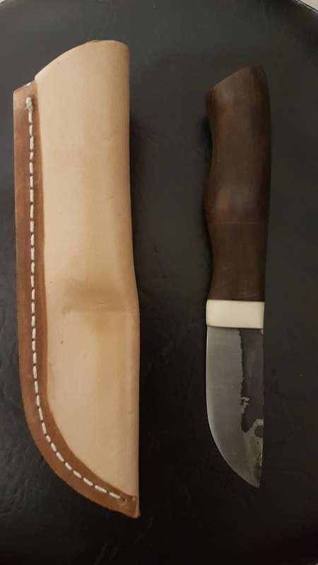 HAND FORGED SCANDINAVIAN PUUKKO -VIKING UTILITY KNIFE
