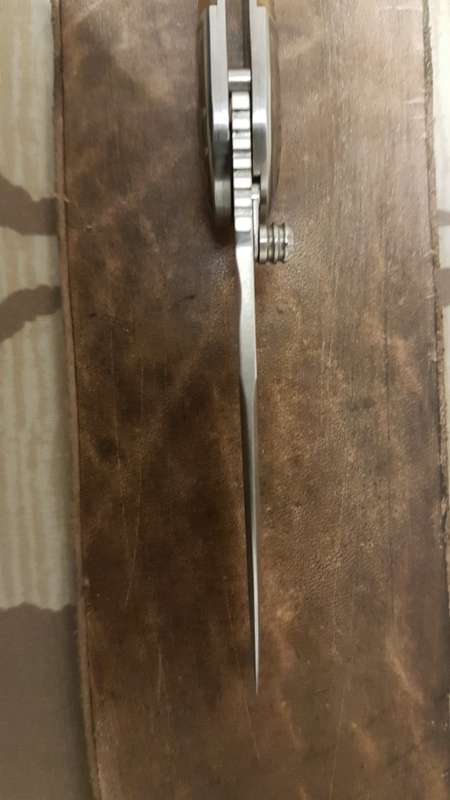 PAUL CHEN STAG HANDLED SHEFFIELD FOLDING KNIFE