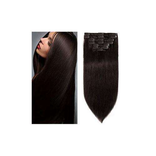 35cm (14`) XXL 7pc clip in - Brazilian remy human hair assorted colours