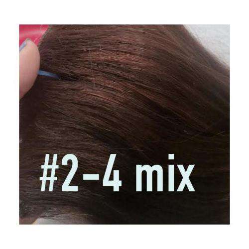 35cm (14`) XXL 7pc clip in - Brazilian remy human hair assorted colours