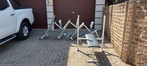 Gym  Workout bench with rack (1 Left)