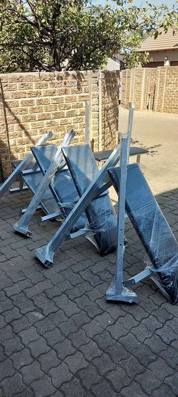 Gym  Workout bench with rack (1 Left)