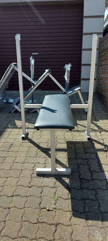 Gym  Workout bench with rack (1 Left)