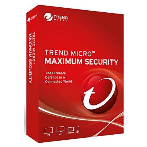 Trend Micro Maximum Security (1 Years 3 Devices) - Internet Security - SAME DAY DELIVERY