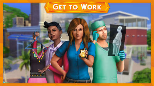 The Sims 4  Get to Work - Origin Key (PC/MAC Digital code)The Sims 4  Get to Work The Sims 4  Pc