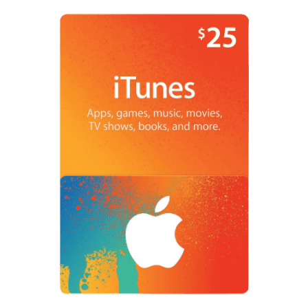 $25 Apple iTunes Gift Card (CANADA) Apple iTunes Gift Card (CANADA)