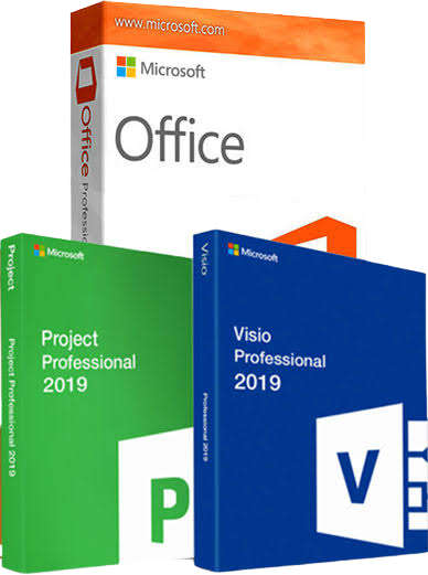 COMBO DEAL ! OFFICE 2019 PRO+PROJECT 2019 PRO+VISIO 2019 PRO(SPECIAL)