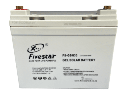 12V Battery Fivestar Gel Battery (12v 33ah) 33ah Battery