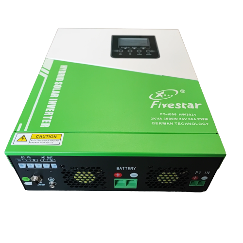 Hybrid Inverter 24V 3.5 KVA Pure Sinewave + 2x 100 AH Gell Deep Cycle Batteries-Combo Deal