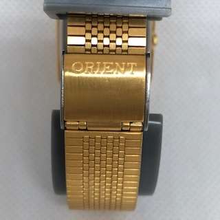 Orient FX Quartz Gold Plated Men's Watch With PULSAR BOX