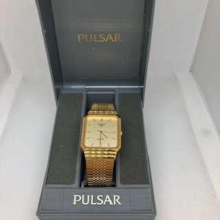 Orient FX Quartz Gold Plated Men's Watch With PULSAR BOX