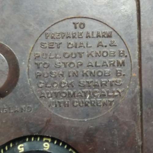 SMITH Electronic Mantel Clock Not Working