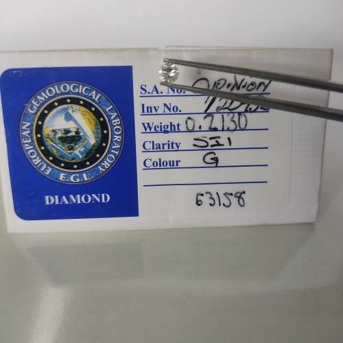Natural Certified Diamond 0.213ct Round Cut