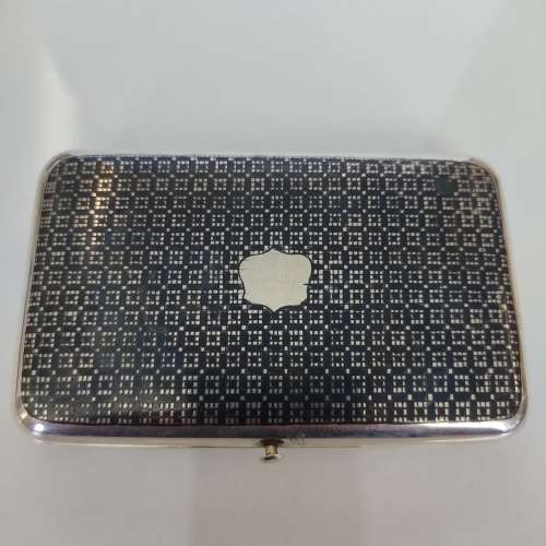 Vintage Russian Imperial Silver Niello Case #O0002