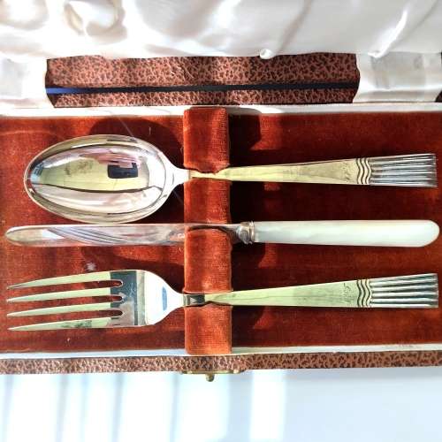 Vintage Silver Cutlery in Box #O0010