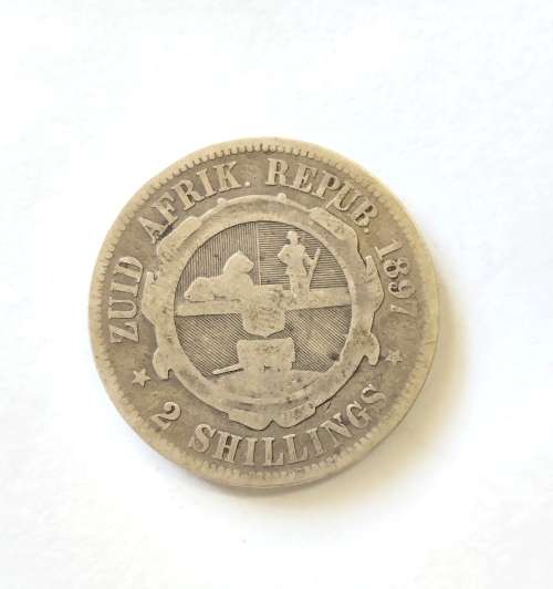 1897 ZAR 2 Shilling #0033