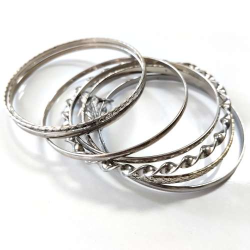 Silver Bangles #0081