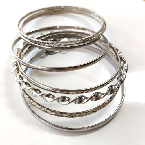 Silver Bangles #0081