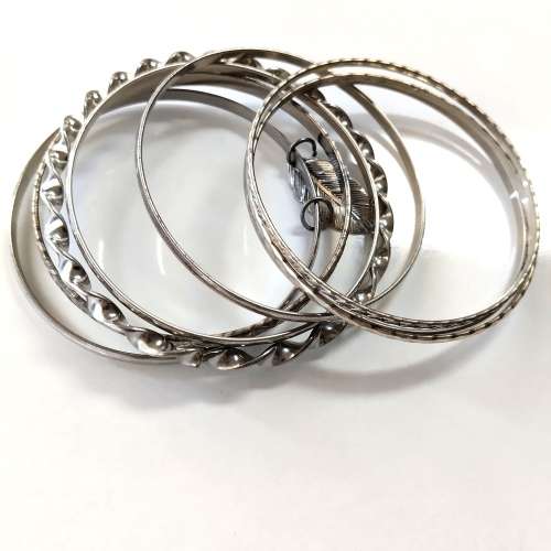 Silver Bangles #0081