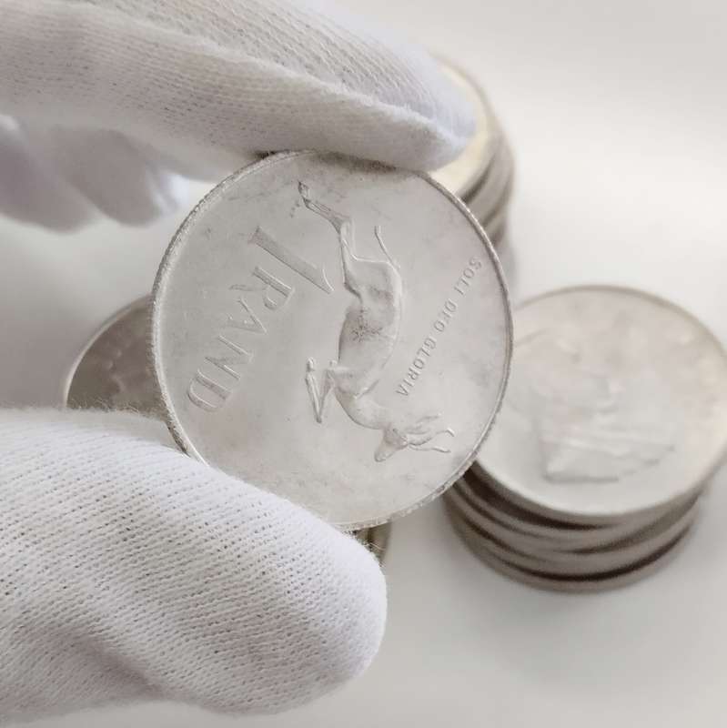 1967 Afrikaans Silver R1 x30 AU/B-UNC #C0074