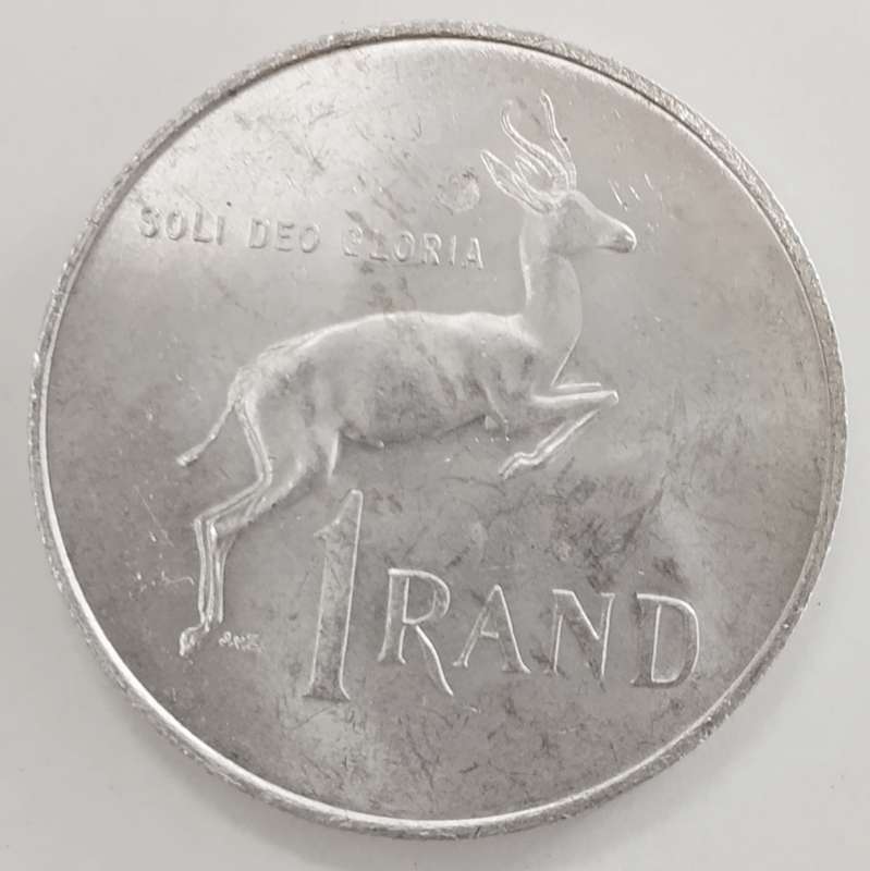 1967 Afrikaans Silver R1 x30 AU/B-UNC #C0074