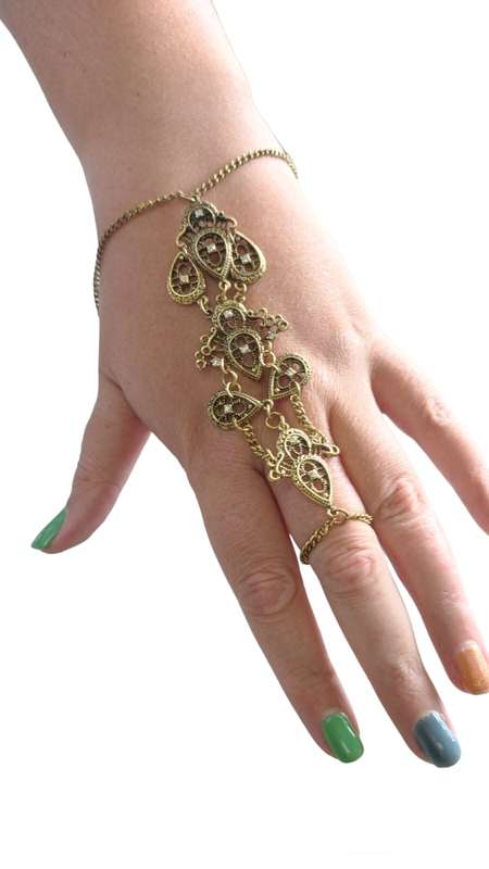 Gold Hand Chain #O0075