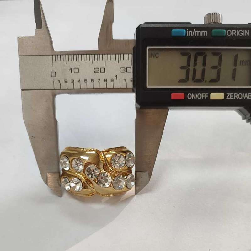 Gold Clip on Vintage Earrings #F0045