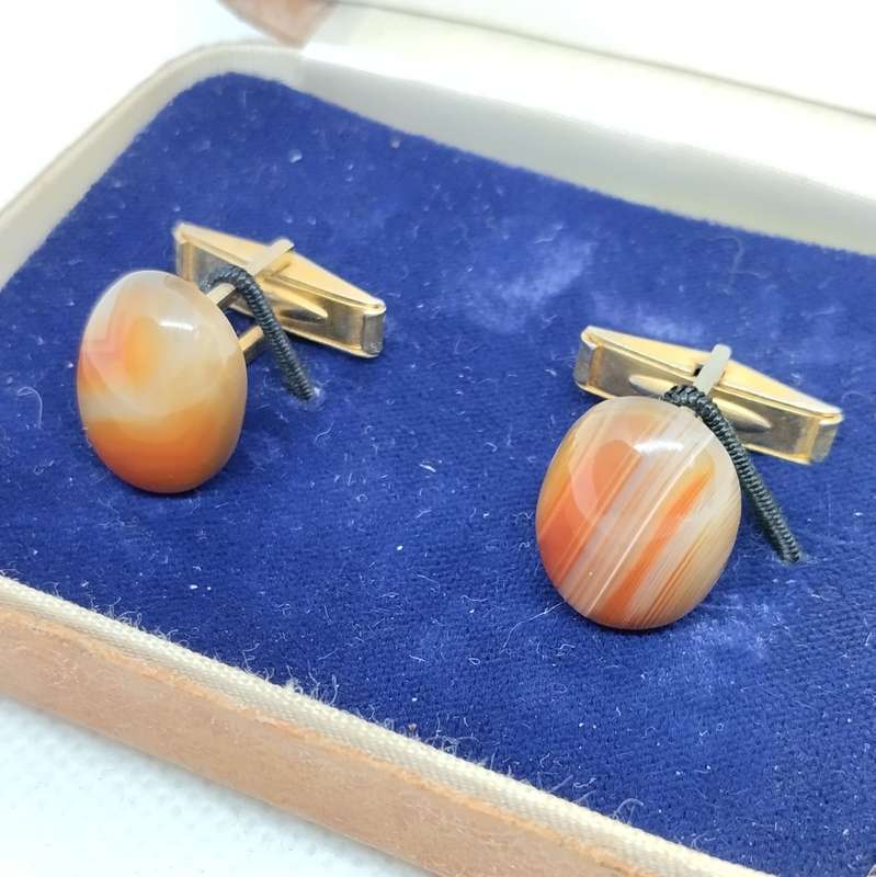 Maslov Gold Plated Cufflinks #O0031