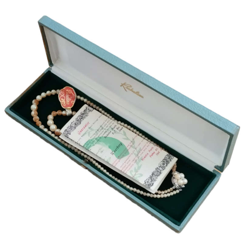 Richelieu Pearls with Original Box and Guarantee Papers #O0159