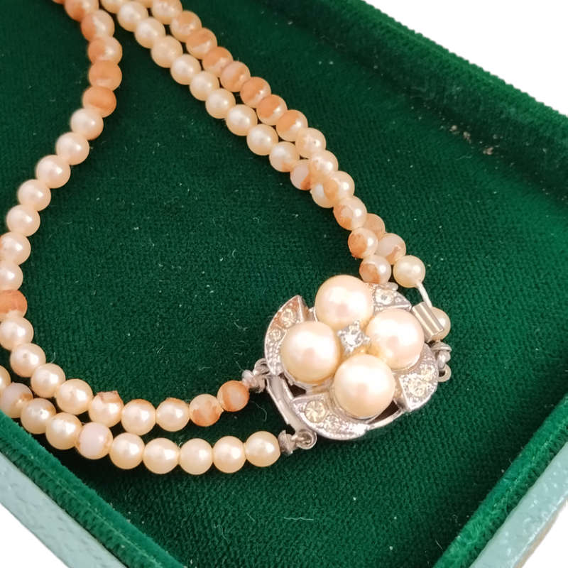 Richelieu Pearls with Original Box and Guarantee Papers #O0159