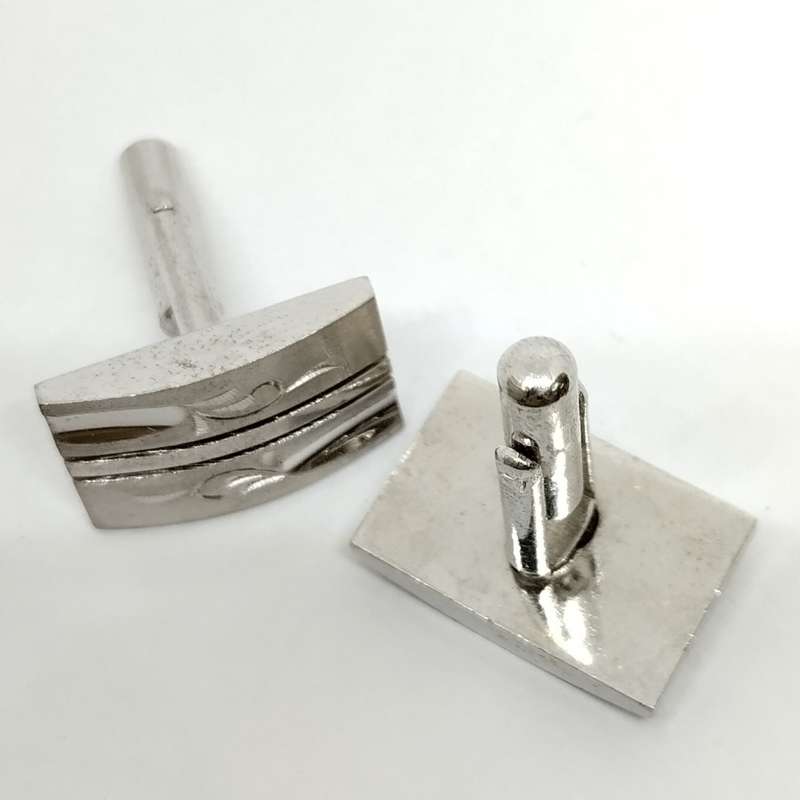 Metal Engraved Cufflinks #O0038