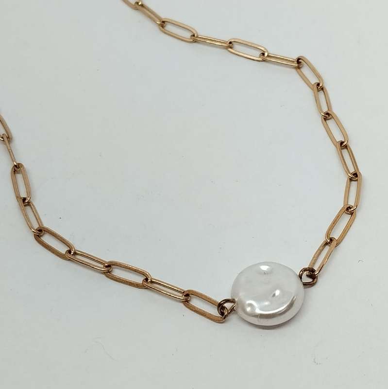 Chain Link Necklace #F0058