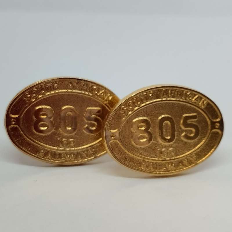805 South African Railway Cufflinks #O0049
