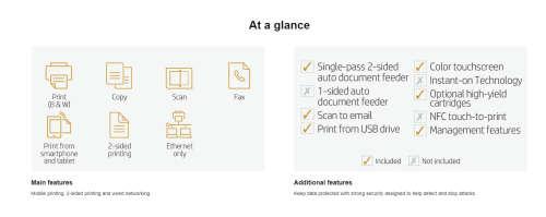 HP LaserJet Pro M426fdn All-in-One Laser Printer with Built-in Ethernet and Double-Sided Printing