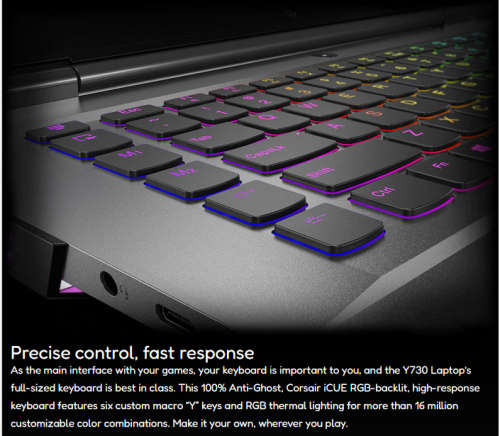 LENOVO LEGION Y730 CORE i7 LAPTOP WITH 2TB SSD And 16GB RAM