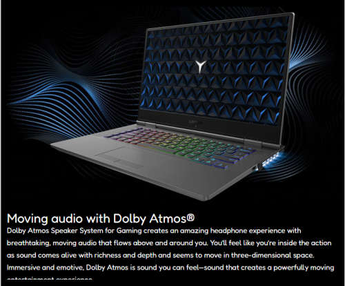 LENOVO LEGION Y730 CORE i7 LAPTOP WITH 2TB SSD And 16GB RAM