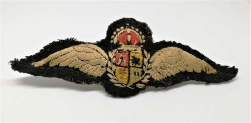 WW2 Era SAAF Pilot Wing Padded