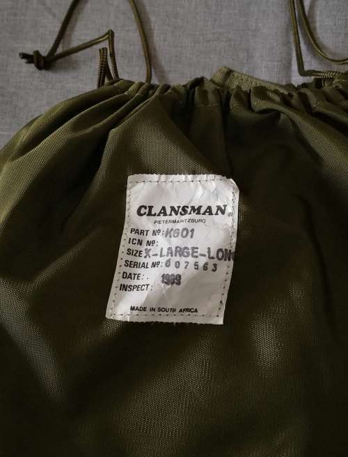 1989 SAAF Anti-G Garment MK2A Unissued new condition