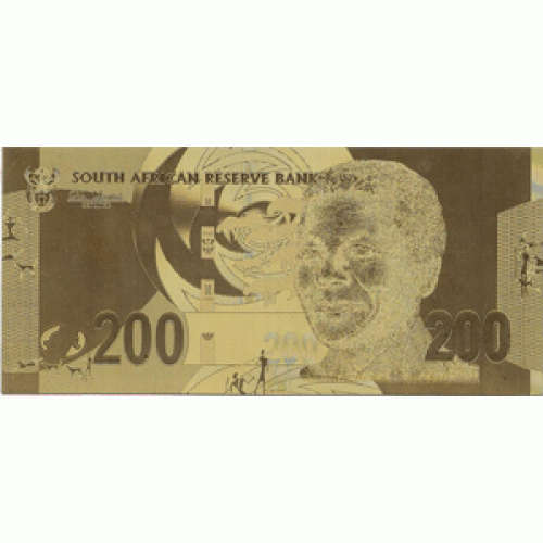 24K R200 MANDELA GOLD NOTE