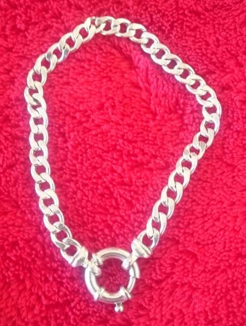 BEAUTIFUL STERLING SILVER ARM BRACELET.